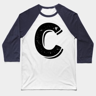 Capital Letter B Name Initial Monogram Baseball T-Shirt